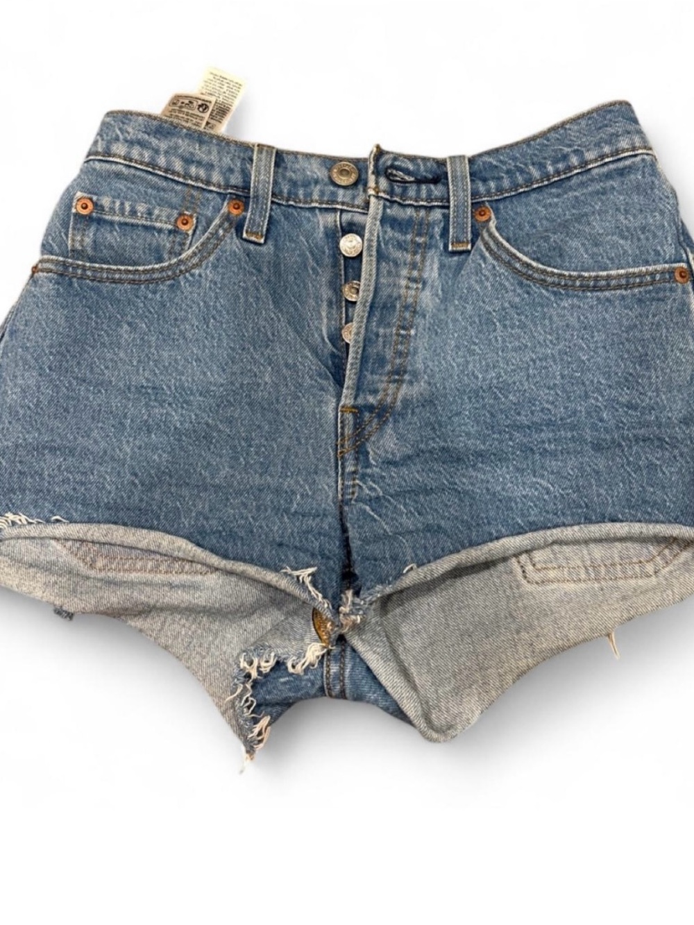 Vintage High-Rise Levi 501 Denim Shorts